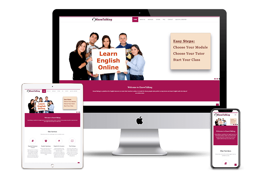 Portfolio Web Application Development project - Online Language Learning Website